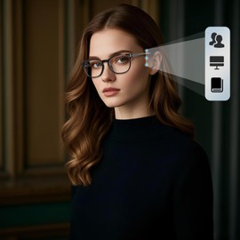 ZESAKER Progressive Reading Glasses for Women Men Multifocal Blue Light Blocking Computer Readers Spring Hinges Anti Glare& Eyestrain Multifocus Transition Glasses for Reading Gaming(Black, 2.0)