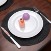 Topotdor 14 Inch Round Placemats Heat-Resistant Stain Resistant Anti-Skid Washable