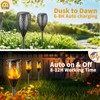 Solar Lights Outdoor 99 LED Higher & Larger Flickering Flame