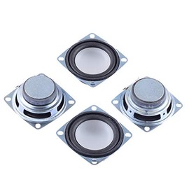 Cylewet 4Pcs 2inch 4Ohm 3W Full Range Audio Speaker Stereo Woofer Loudspeaker for Arduino and DIY Speaker (Pack of 4) CYT1120