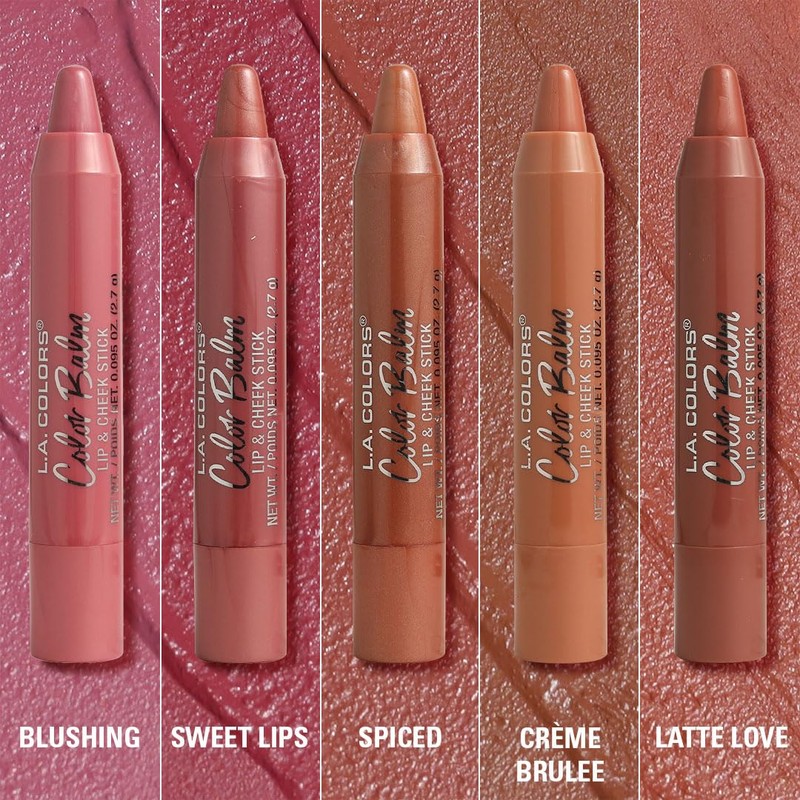 L.A. COLORS Color Balm - Lip & Cheek Stick, Latte