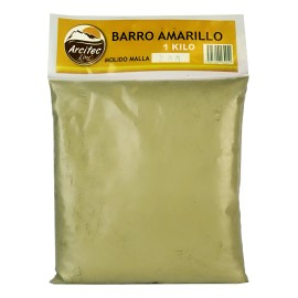 Arcilla Barro Amarillo Premium 1kg Todo Tipo De Piel Normal A Sensible
