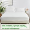 LINENOVA 3-Piece Bamboo Fitted Sheet Set - Queen, 2000TC Ultra