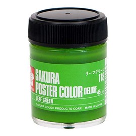 Sakura Crepas PWD45ML#118 Paint Poster Color DX 1.6 fl oz (45 ml), Leaf Green