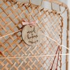 Wooden Wedding Suit Hanger Tag for Father of the Bride/Groom/Page