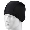 BaraRose スイムキャップ 水泳帽子 大人 大人用スイムキャップ スイミングキャップ ナイロン ユニセックス アスレチックキャップ ブラック