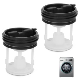 Pack of 2 Lint Sieve Lint Filter Insert Replacement Compatible with Bauknecht Whirlpool 481248058385 Indesit C00312342, Durable, Effective Lint Filter Insert to Extend the Life of the Device