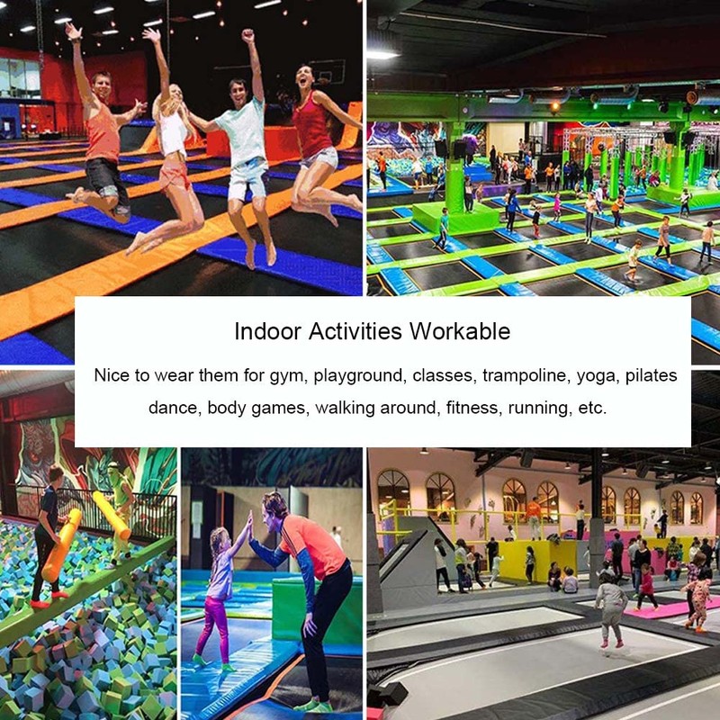 Alingdaundwr 6 Pairs Non Slip Socks for Kids Floor Socks