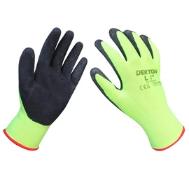 Dekton 9/L Premium Ultimate Comfort Latex Foam Working Gloves | Ultimate Protection for DIY & Tradesmen | Ultra Grip Material | CE Cat 2 & EN388 Certified | Ideal for Protection in Various Task