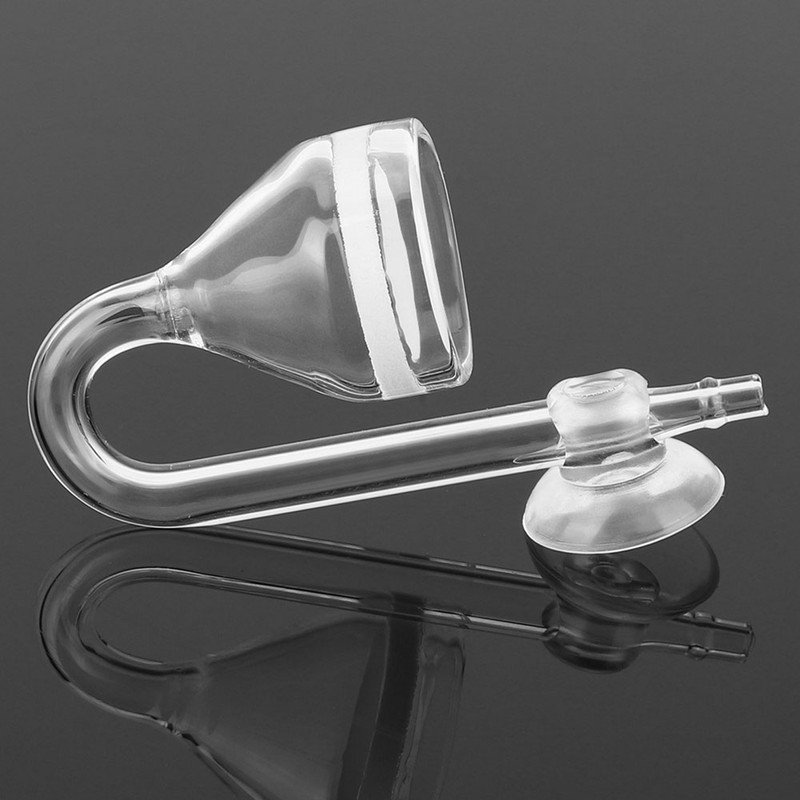 CO2 High Transparent Glass Refiner Diffuser Funnel Type for Aquarium