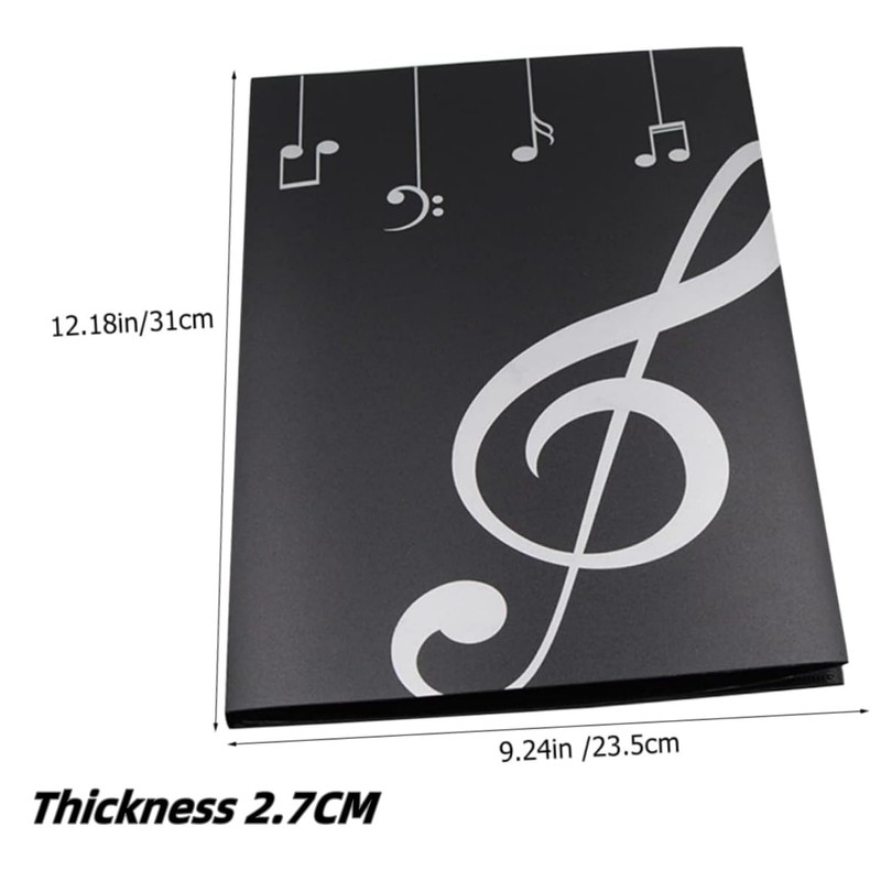 Liyquint Sheet Music Folder,Music File Folder, Music Binder, A4 Sheet