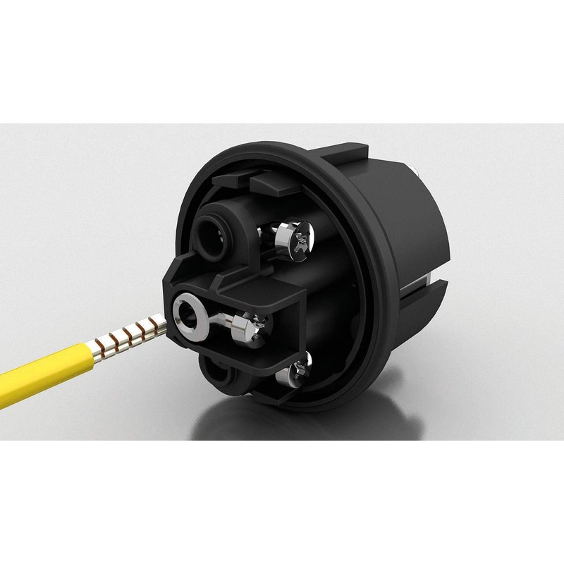 Bals Protective contact plug, blue, 7370 with multi-grip screw connection