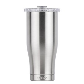ORCA Chaser 16oz | Insulated, Stainless Steel Cup with a Spill Proof Whale Tale Lid, Dishwasher Safe Tumbler for Hot & Cold Drinks — Stainless