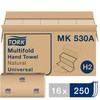 Tork Multifold Hand Towel Natural H2, Universal, 100% Recycled Fibers,