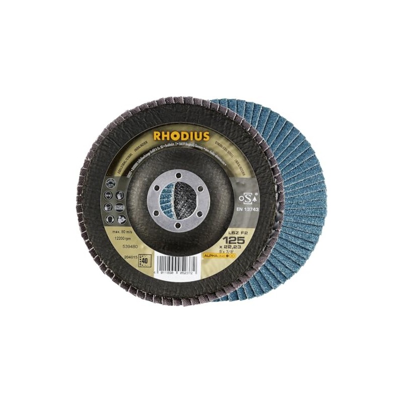 Flap Disc LSZ F2 125 x 22.23 Pack of 10