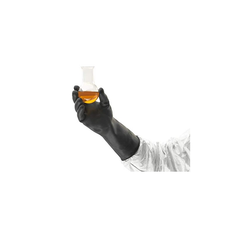 Ansell Alphatec 87-118 Multi-Purpose Work Gloves, Heavy Duty Chemical Resistance,