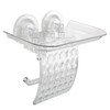 Bath Bliss Suction Cup Toilet Paper Dispenser | Power Lock
