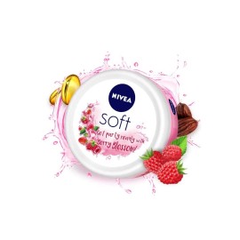 NIVEA Soft Light Moisturizer 50ml | Berry Blossom | With Vitamin E & Jojoba oil
