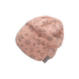 Sterntaler Girls Slouch Beanie Toy Hat, pink