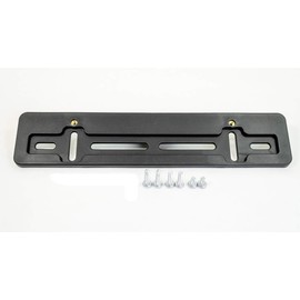 3 Front License Plate Tag Holder Mounting Adapter Bumper Kit Bracket for Mini (All Models) Quantity Discount (9.45$ to 5.60$)(Each with 6 Screws + 2 Built in Nuts) – Premium Car Set Accessories (3)
