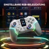 ECHTPower Interaktiver TFT Bildschirm Wireless Controller für PC/Switch/Switch 2/iOS/Android, 2.4G