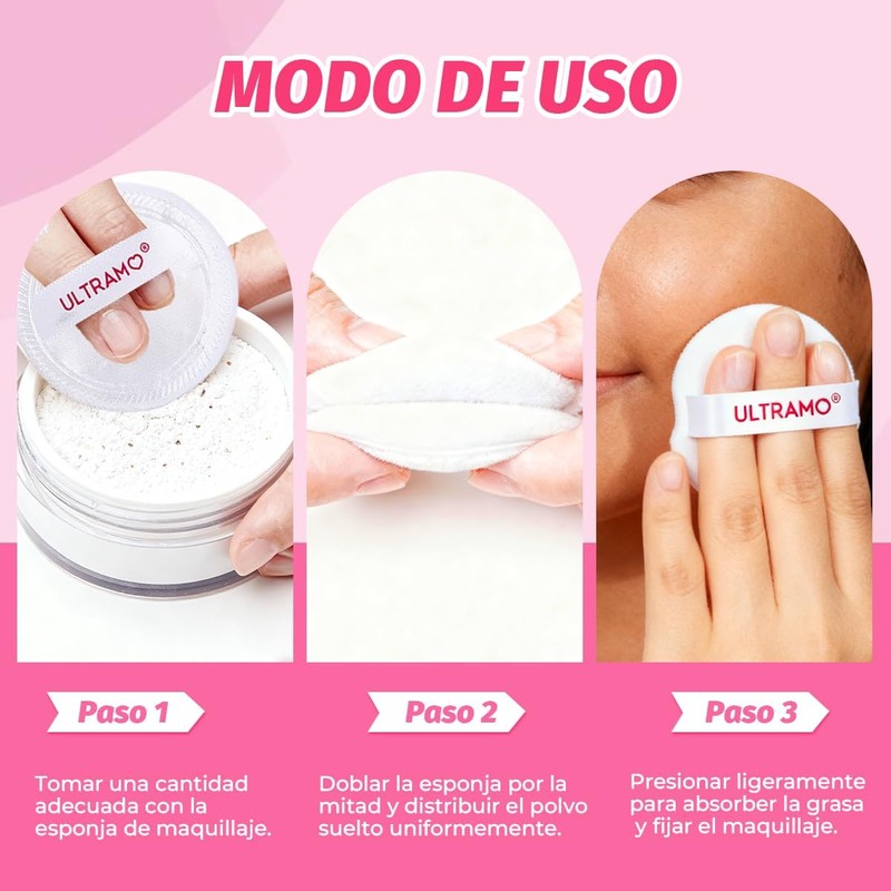 ULTRAMO Polvo Traslucido Mate Loose Powder Acabado Mate por 16h