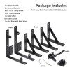 WEKIS 2 Sets Anti Sag Gate Kit Heavy Duty No