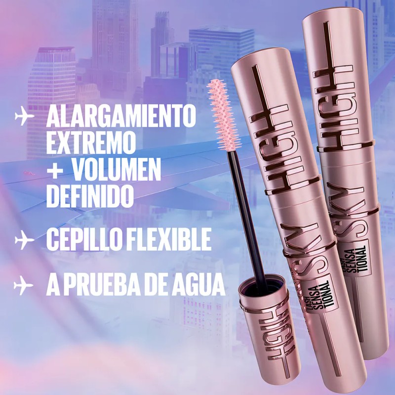 Mascara De Pestañas Lash Sensational Sky High Very Black 7.2ml