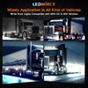 LEDMIRCY R3 White LED Rock Lights Kit 12PCS with Switch