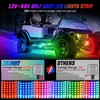 Nilight 6PCS Golf Cart Underbody Light Kit with Canopy Lights