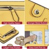 GADIEMKENSD Small Wallet Top Grain Leather RFID Blocking Mini Bifold