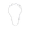 Kenney KN67140 Rust-Proof Gliding Plastic Beaded Shower Curtain Rings for