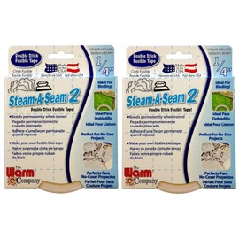 2-PACK - Steam-A-Seam 2 Double Stick Fusible Web 1/4"X40 Yards