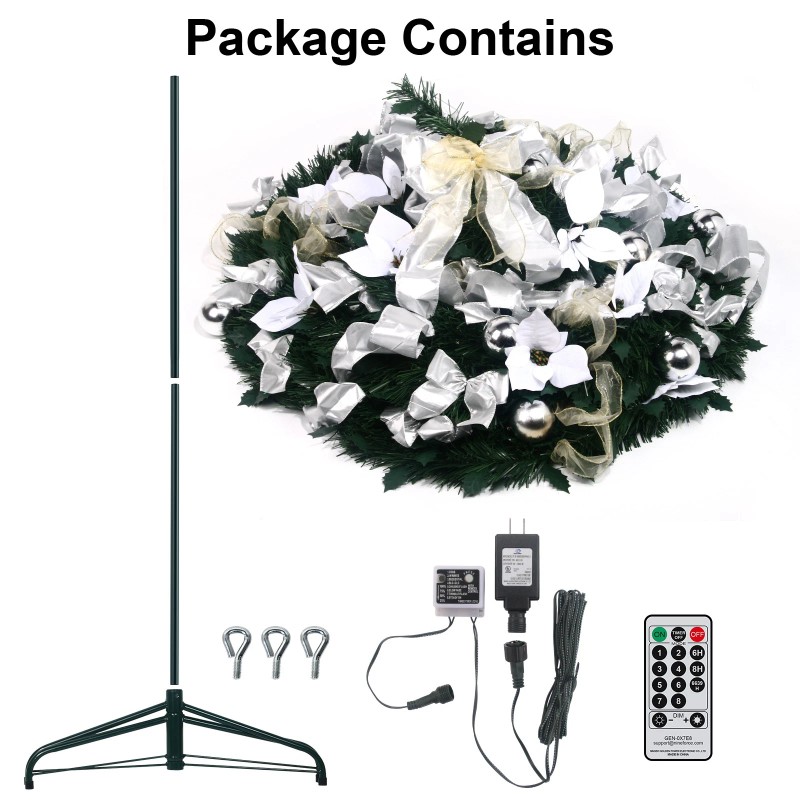 DUNCHATY 6.5Ft Pull Up Christmas Tree Pop Up Christmas Tree