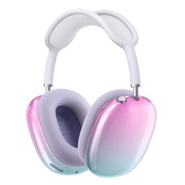 Aiaabq Case Cover for AirPods Max Headphones（2024/2020,Sparkling ColorfulClear Soft TPU Skin Anti-Scratch,Transparent Accessories Ultra Protective Cover for AirPods Max.