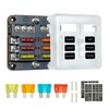 SOYOND 12 Volt Fuse Block, Boat Marine Fuse Block Panel