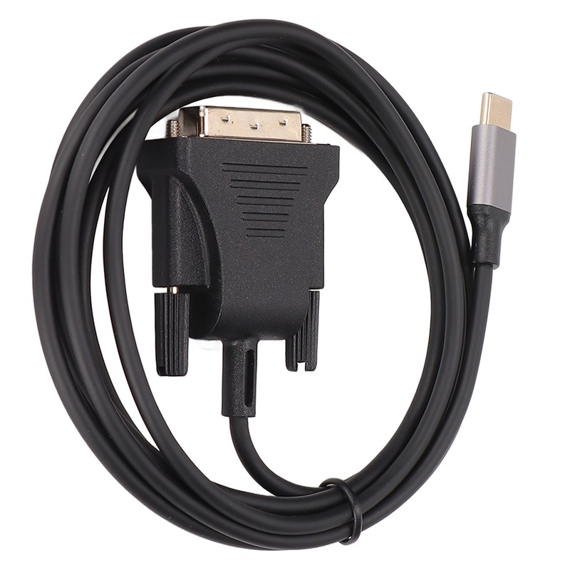 USB C 3.1 to DVI Cable 190cm/74.8in Clear Stable Type