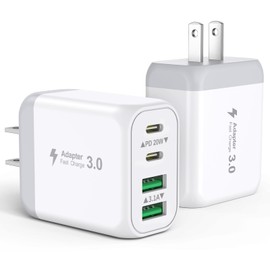 USB Wall Charger - White
