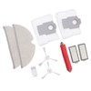 Vacuum Cleaner Main and Side Brush Replacement Set with Filter