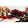 Larder & Vine Enameled Cast Iron Skillet | Nonstick Frying