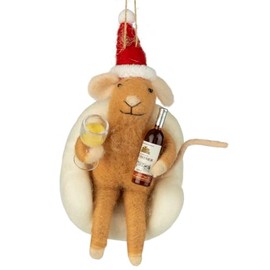 Relaxing Mouse Christmas Tree Decoration Holiday Ornament