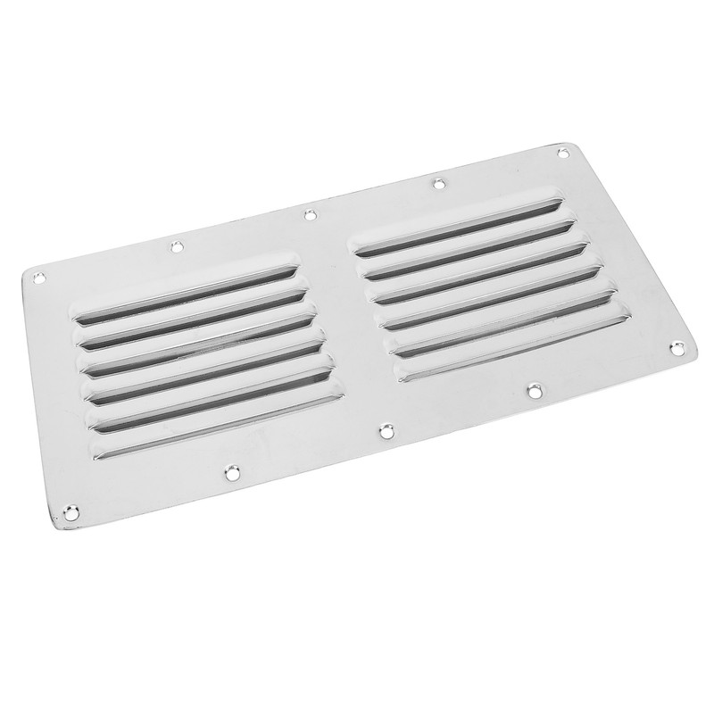 Boat Louvered Vent Rustproof 304 Stainless Steel Marine Ventilation Grille
