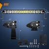 Nilight - NI04-100W 17" 80w LED Work Light Single Row