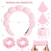 Set TXG en rosa de 7 piezas: diadema nube semiabierta,
