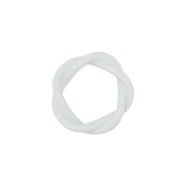 Saro Lifestyle Twisted Resin Napkin Ring (Set of 4), White, 2"