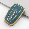OLLEN TPU Key Fob Cover with Keychain, Fit for Toyota