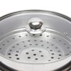 Steamer Pot for Cooking, Stainless Steel 3-Tire Durable Steam Cooker