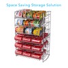 Atlantic Gravity-Fed Compact Double Canrack – Kitchen Organizer, Durable Steel