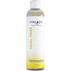 Hyalomic Witch Hazel Toner - Alcohol-free facial with hyaluronic acid and aloe vera for all skin types. Non-astringent, brightening and smoothing (8 fl oz). / 히알로믹 위치 헤이즐 토너 - 히알루론산과 알로에 베라가 함유된 무알코올 페이셜 모든 피부 타입을 위한 페이스 떫은맛 밝고 부드러움을 높여주는 (8 floz)