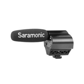 Saramonic VMIC Recorder Super-Cardioid Video Microphone with Built-in Audio Recorder for DSLR Cameras